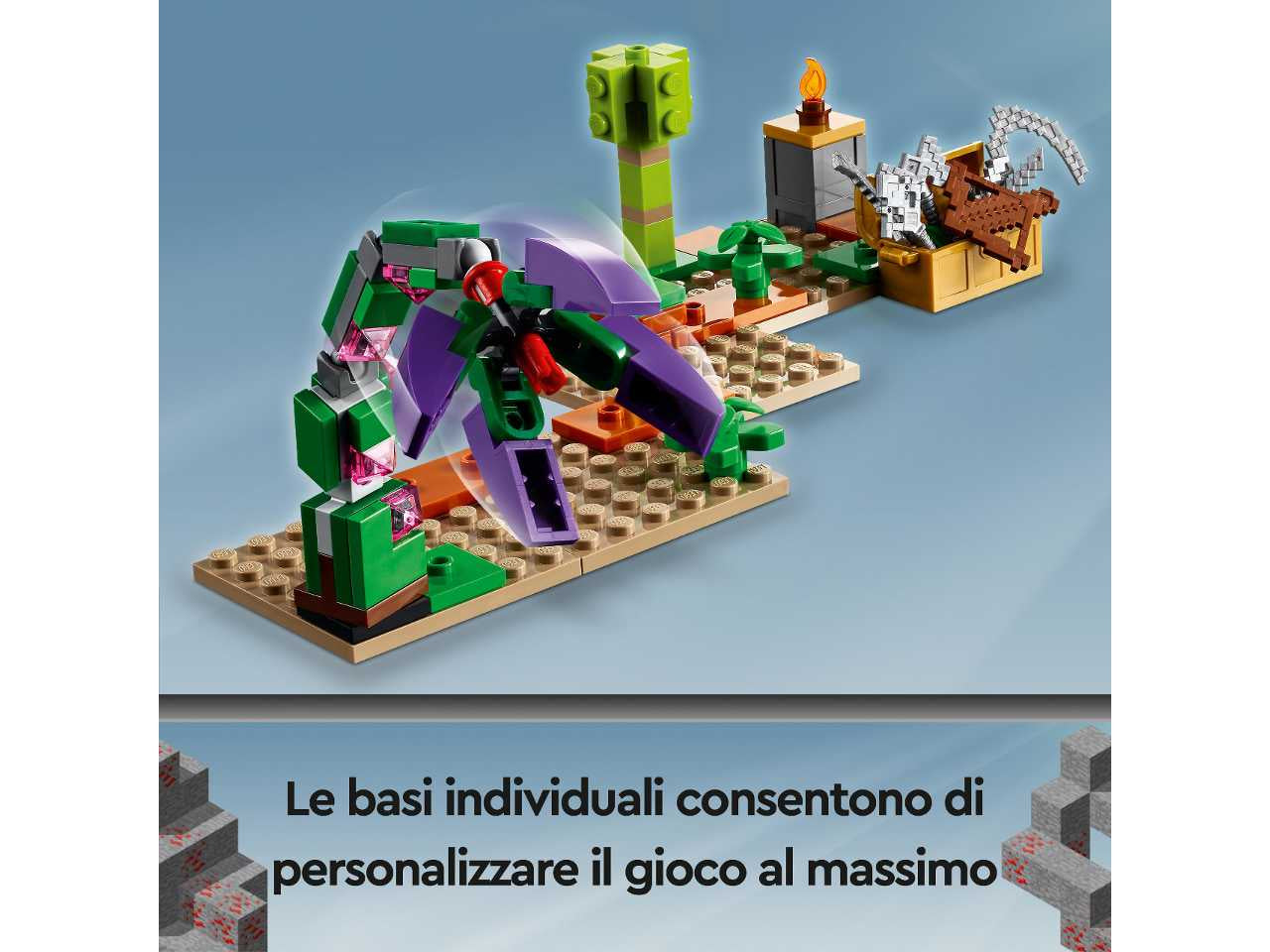Lego minecraft l'abominio della giungla.