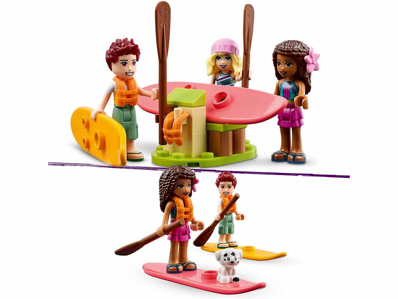 Lego friends glamping sulla spiaggia 41700