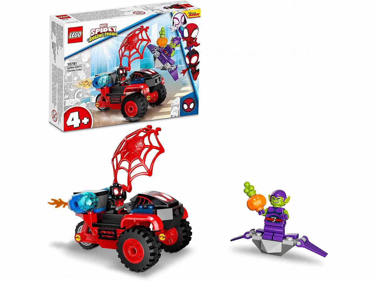 Lego spidey miles morales:la techno trike 10781