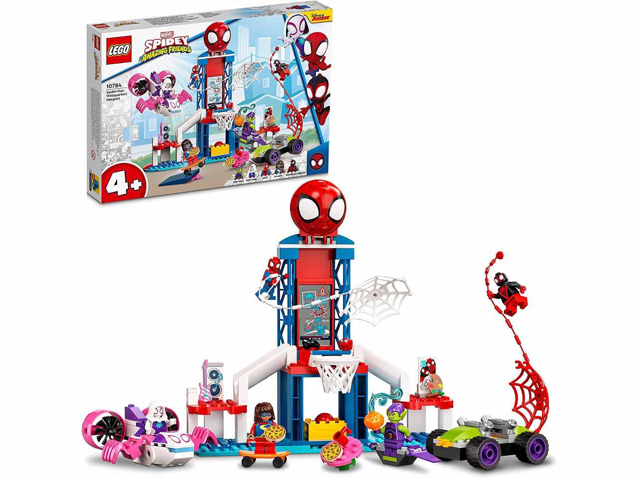 Lego spidey webquarters di spider-man 10784