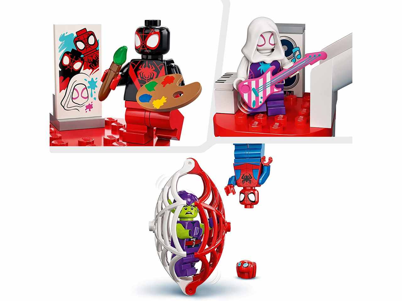 Lego spidey webquarters di spider-man 10784