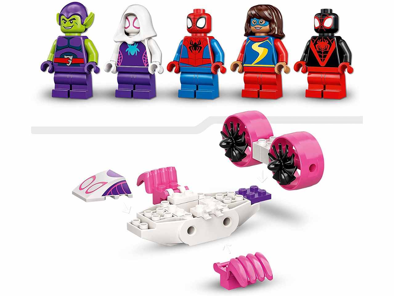 Lego spidey webquarters di spider-man 10784
