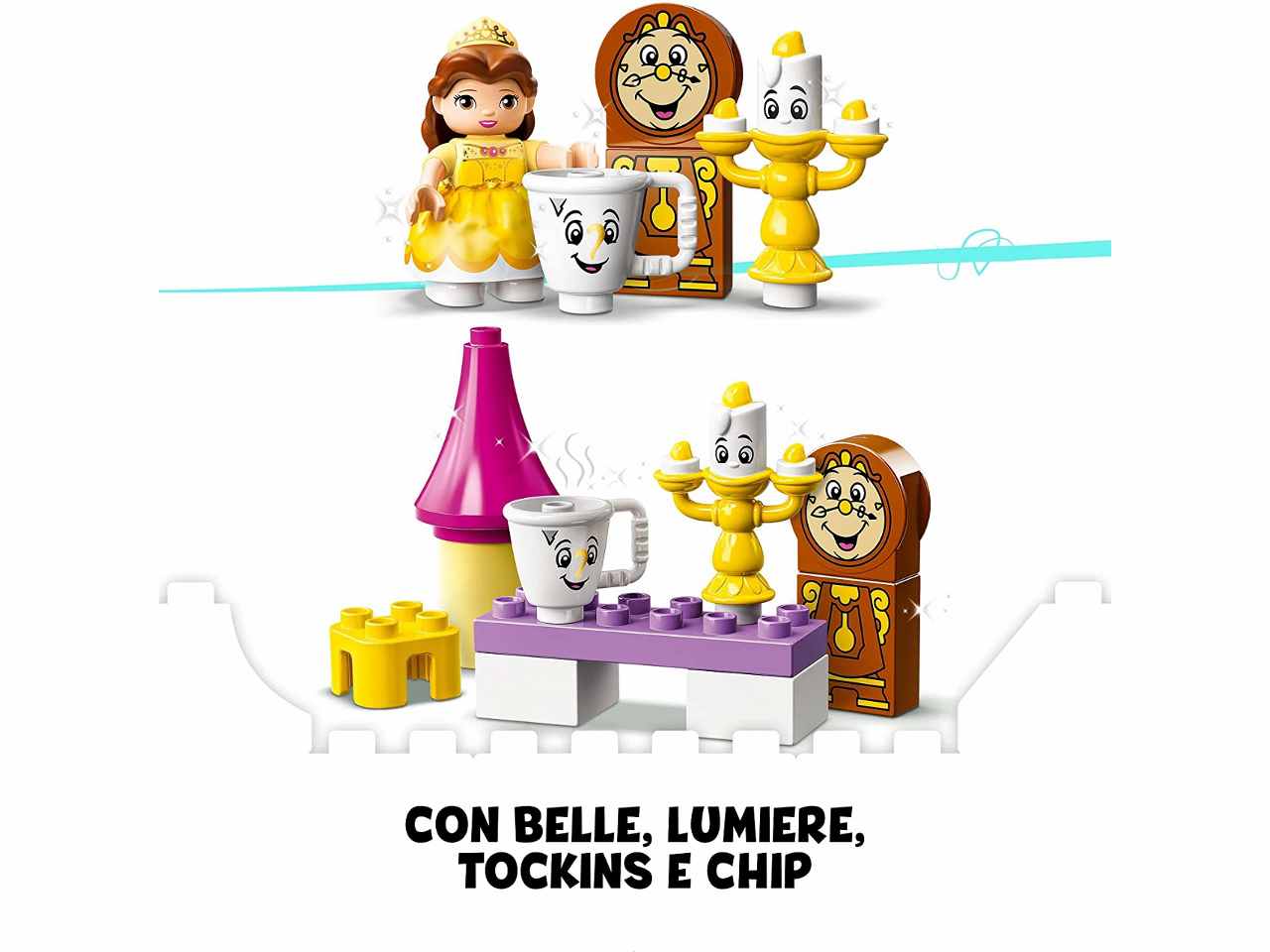 Lego duplo princess la sala di belle 10960