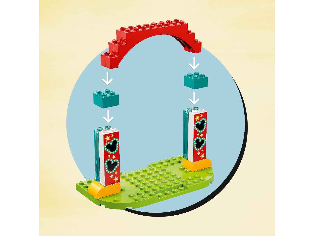 Lego disney mickey il luna park 10778
