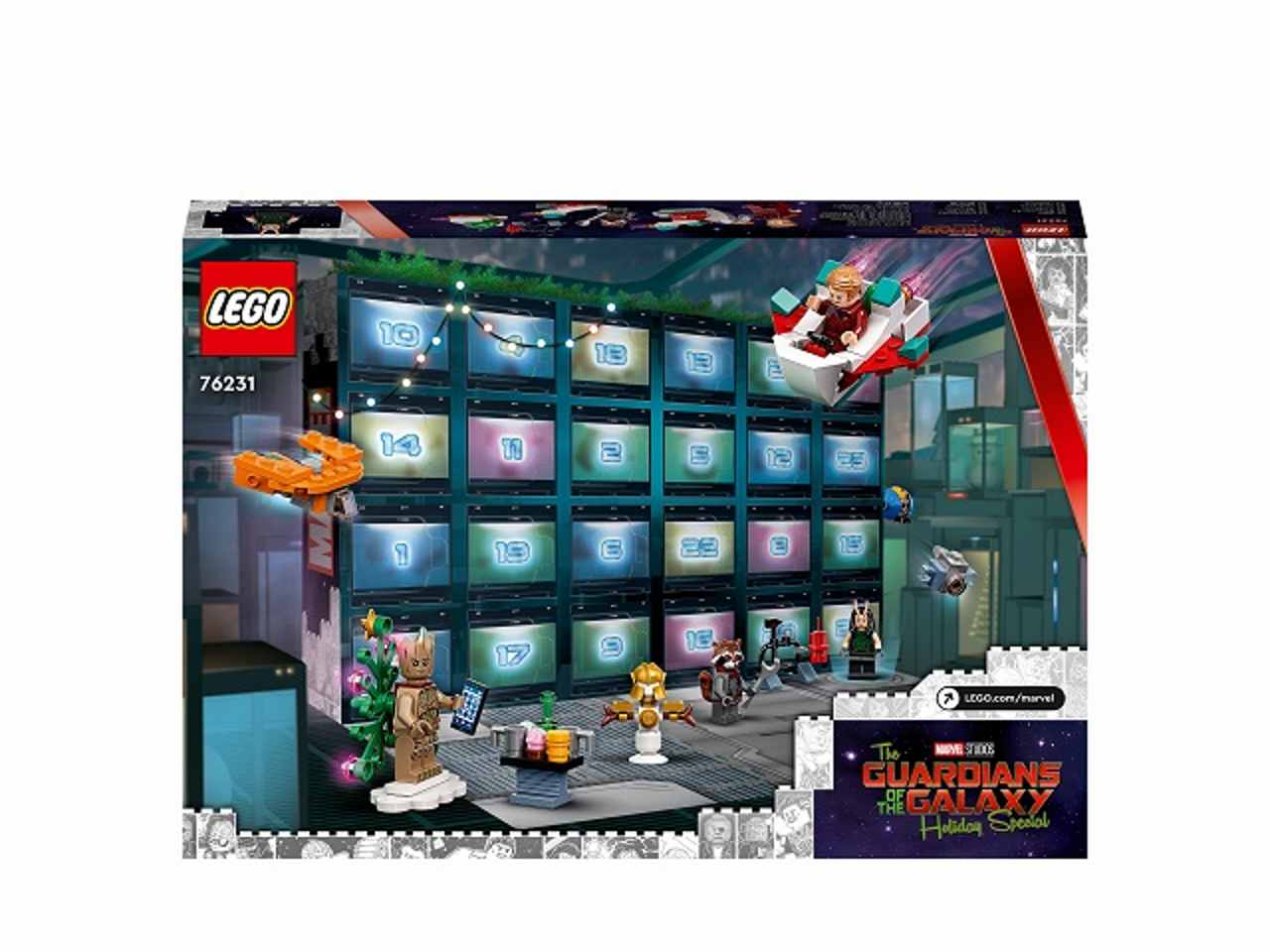 Lego marvel calendario avvento 76231