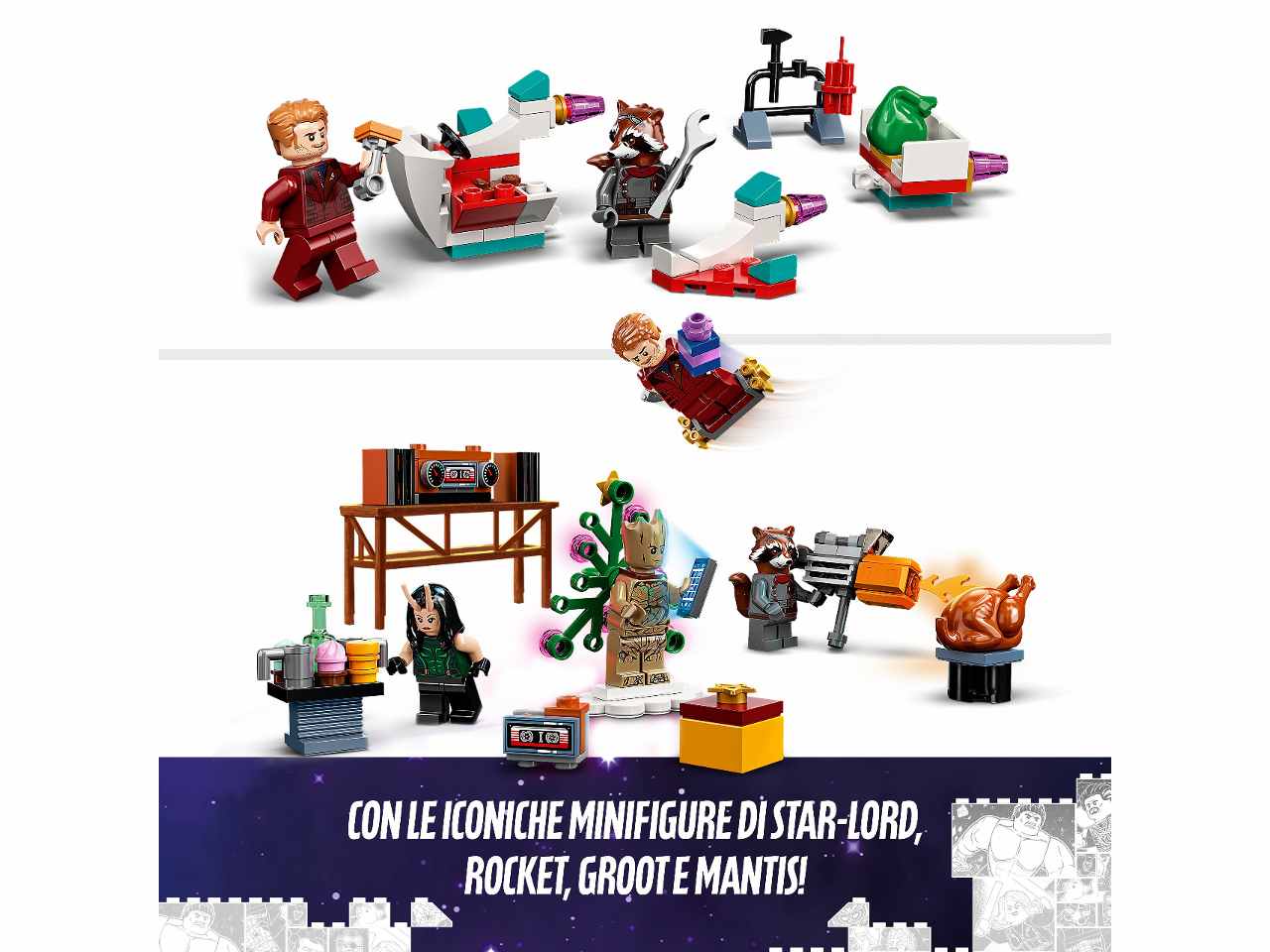 Lego marvel calendario avvento 76231