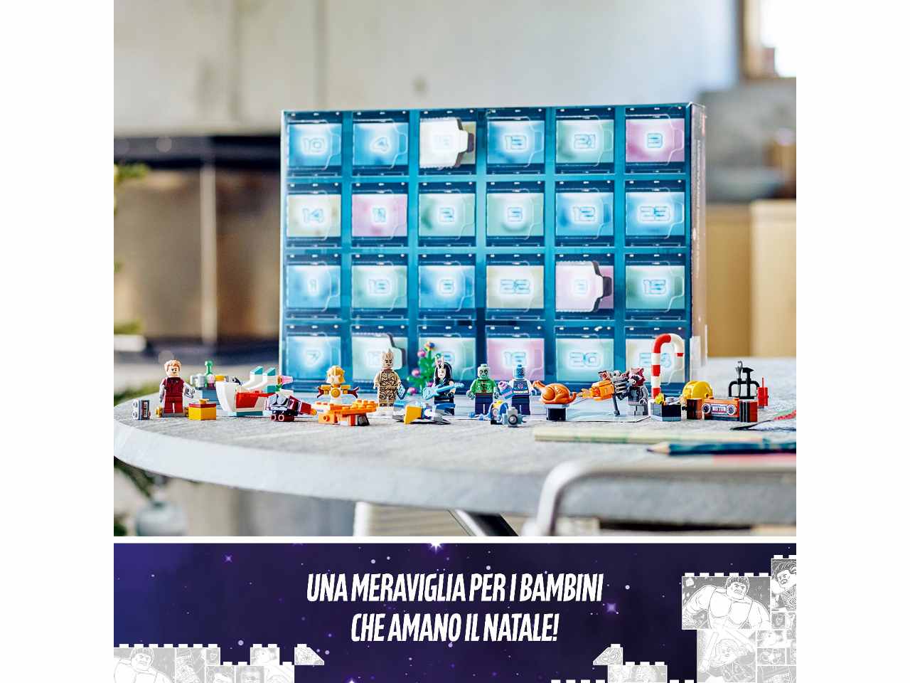 Lego marvel calendario avvento 76231