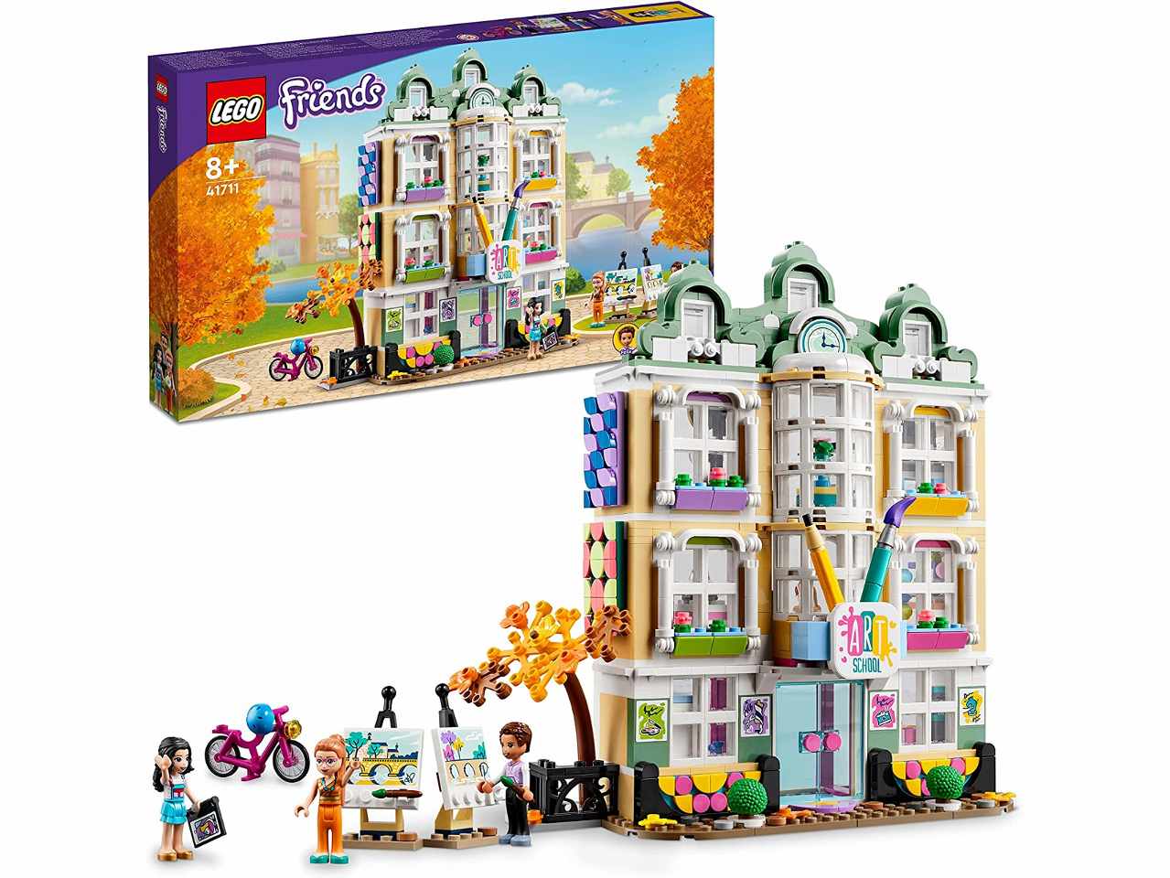 Lego friends la scuola darte di emma 41711