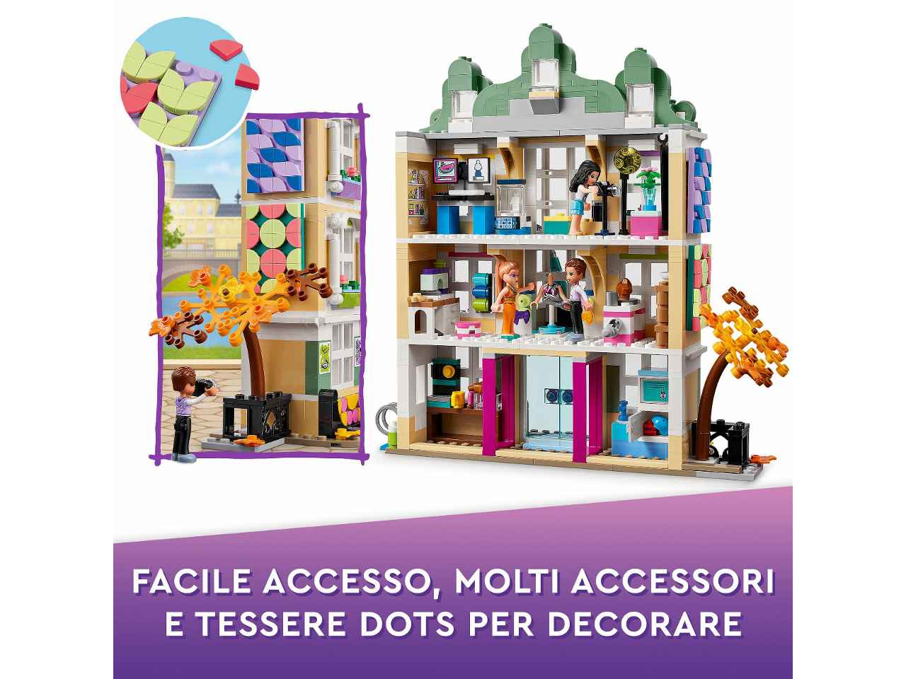 Lego friends la scuola darte di emma 41711