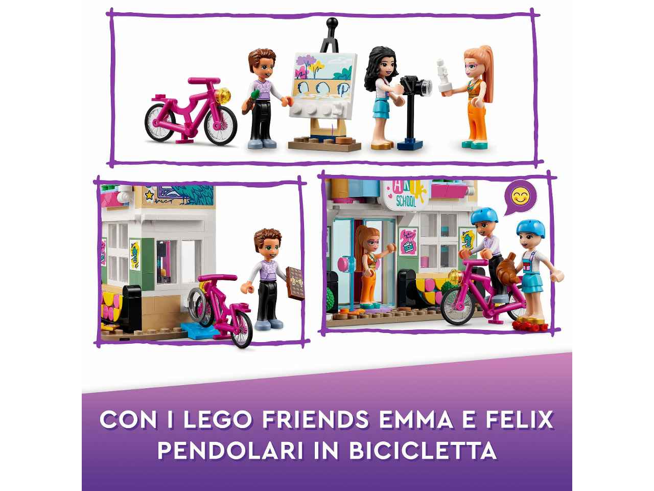 Lego friends la scuola darte di emma 41711
