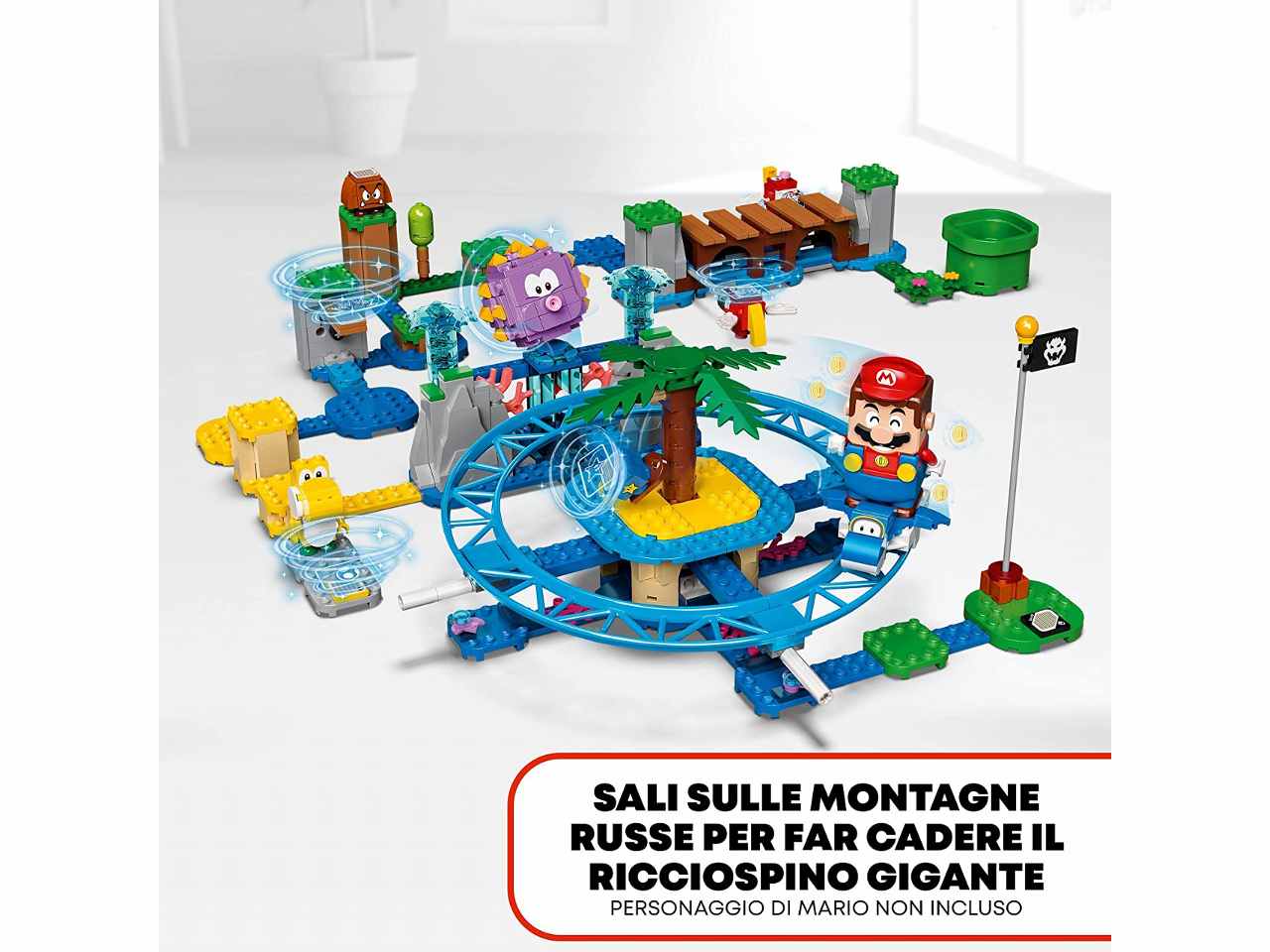 Lego super mario spiaggia del ricciospino 71400