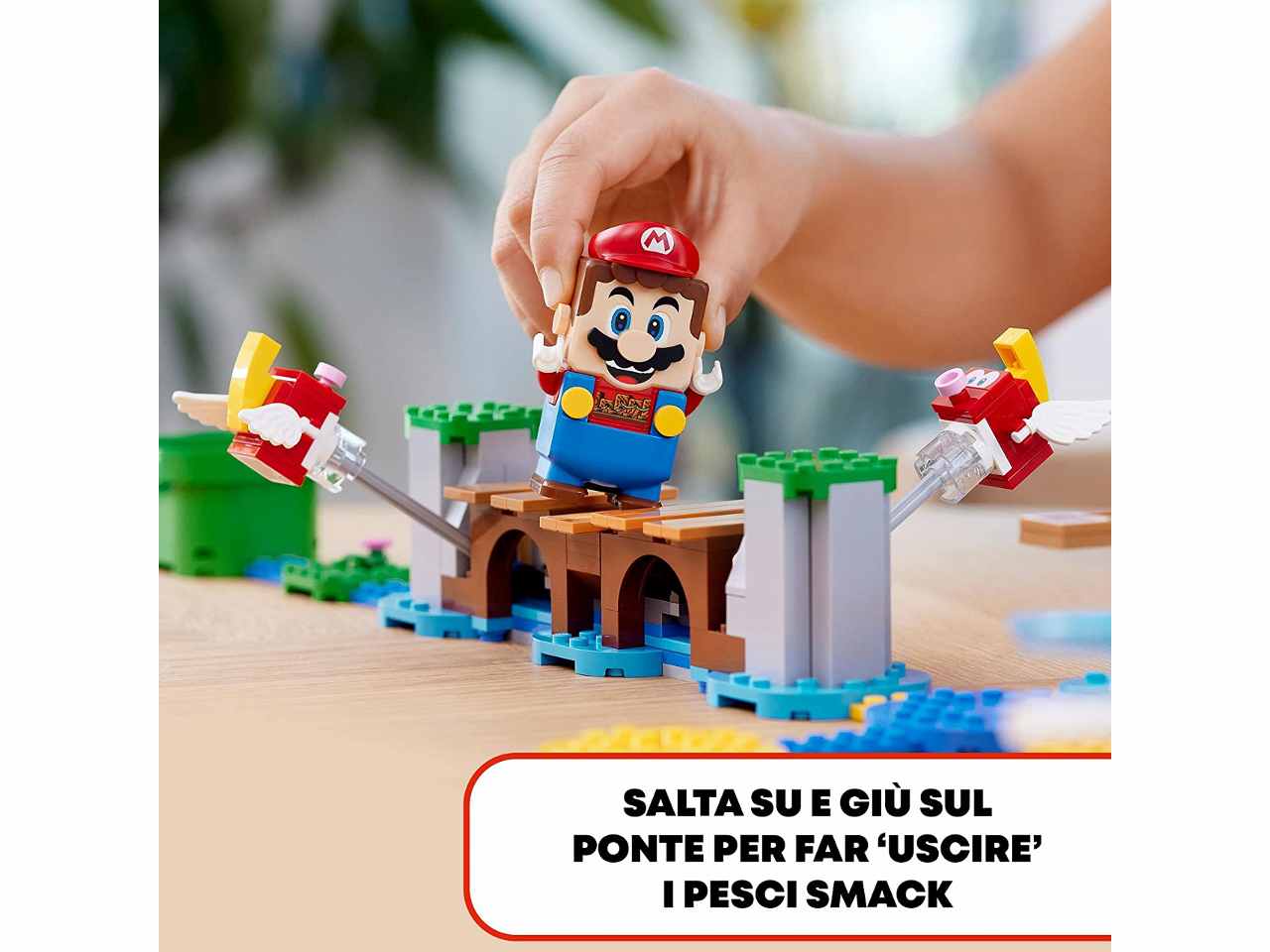 Lego super mario spiaggia del ricciospino 71400