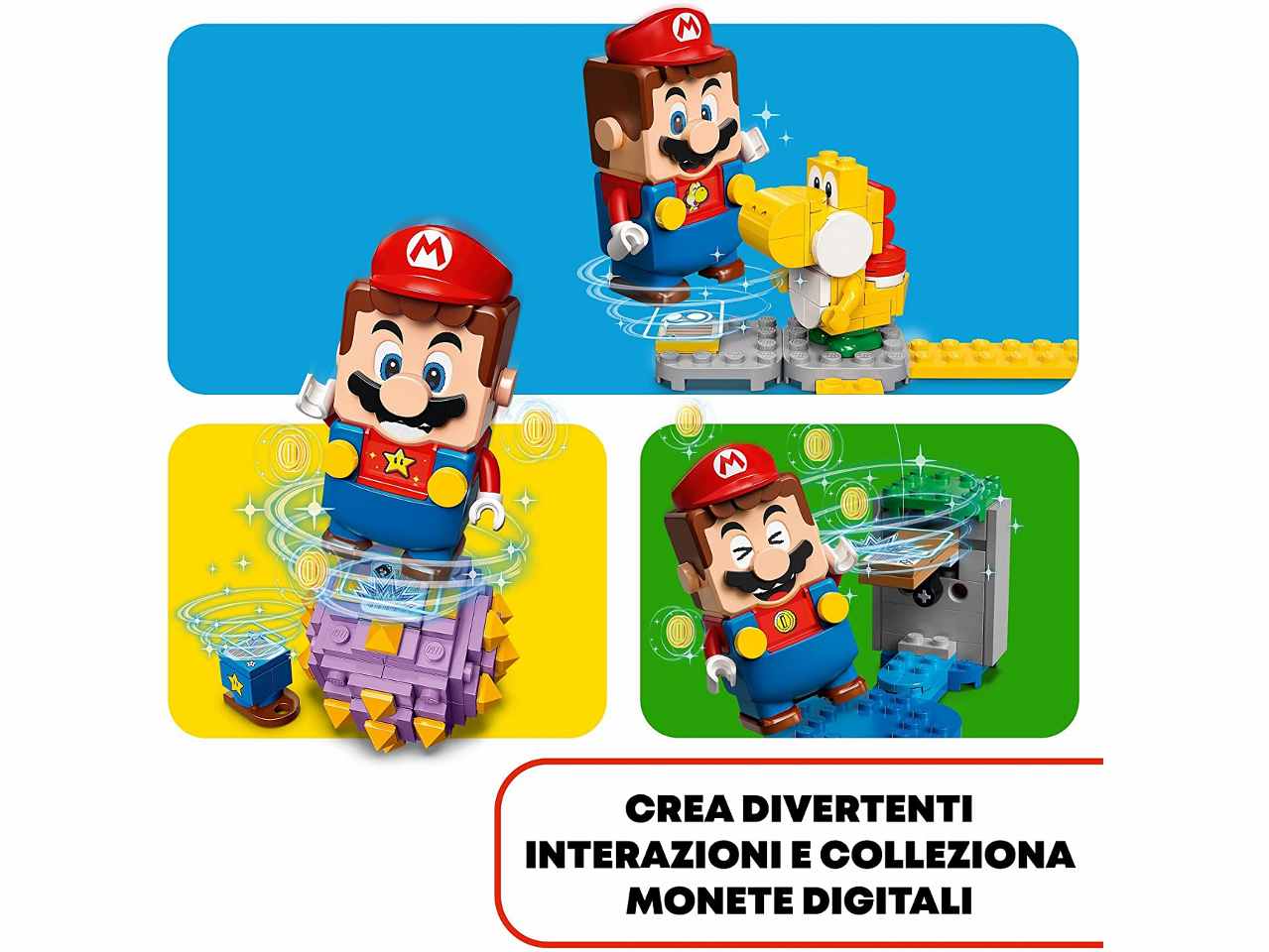 Lego super mario spiaggia del ricciospino 71400