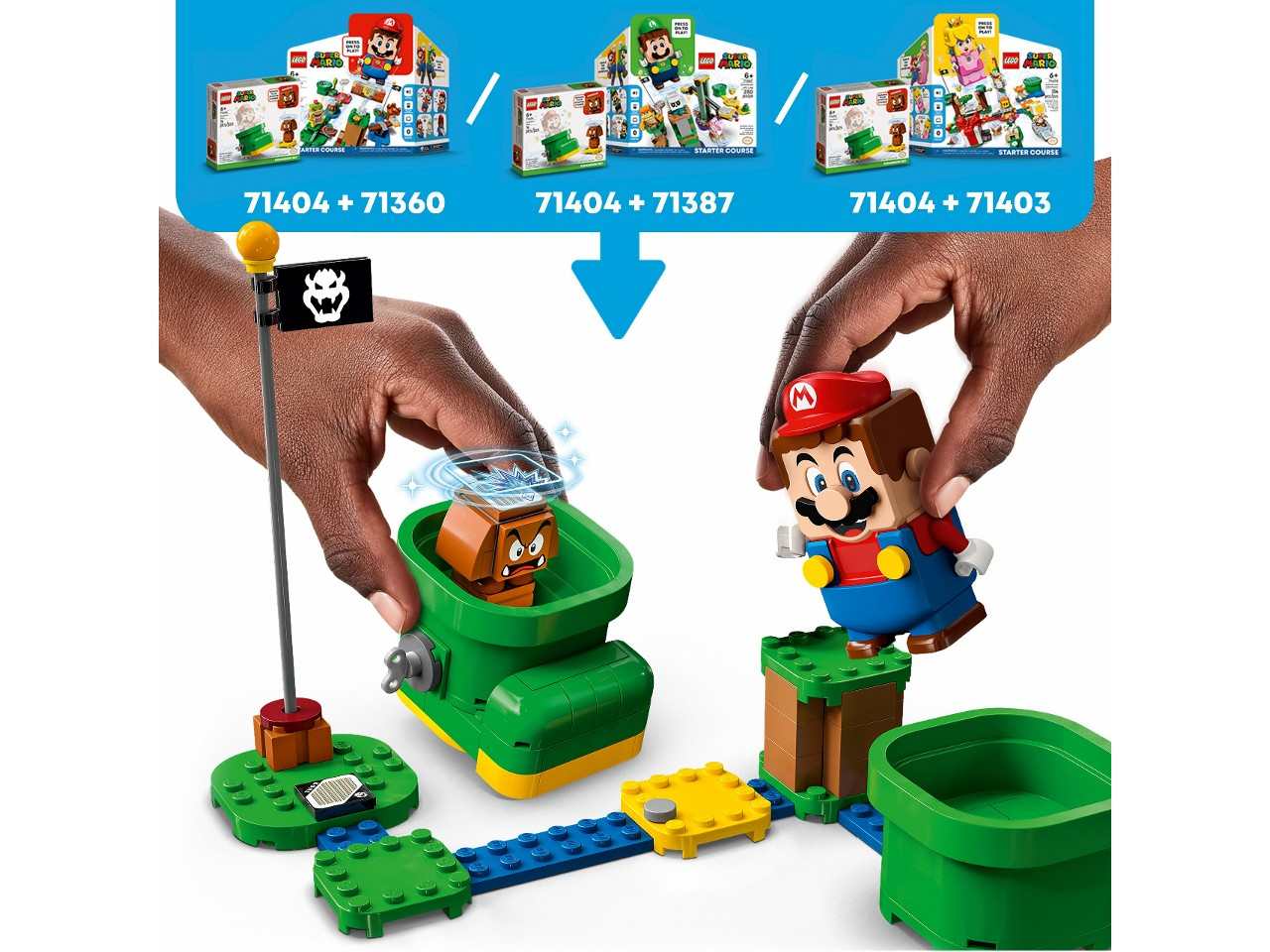 Lego super mario pack espansione scarpa del goomba