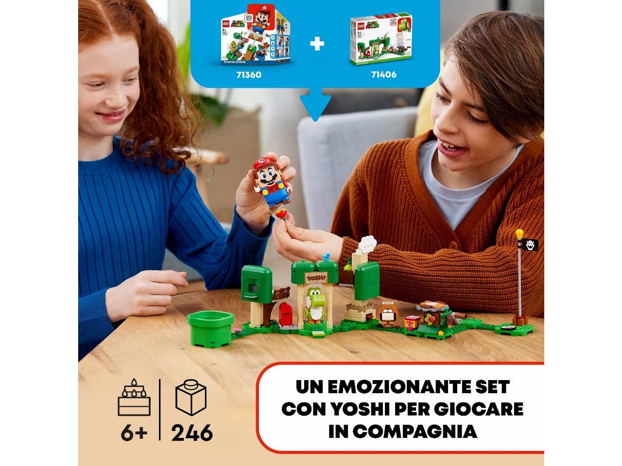 Lego super mario pack espansione casa dei regali di yoshi