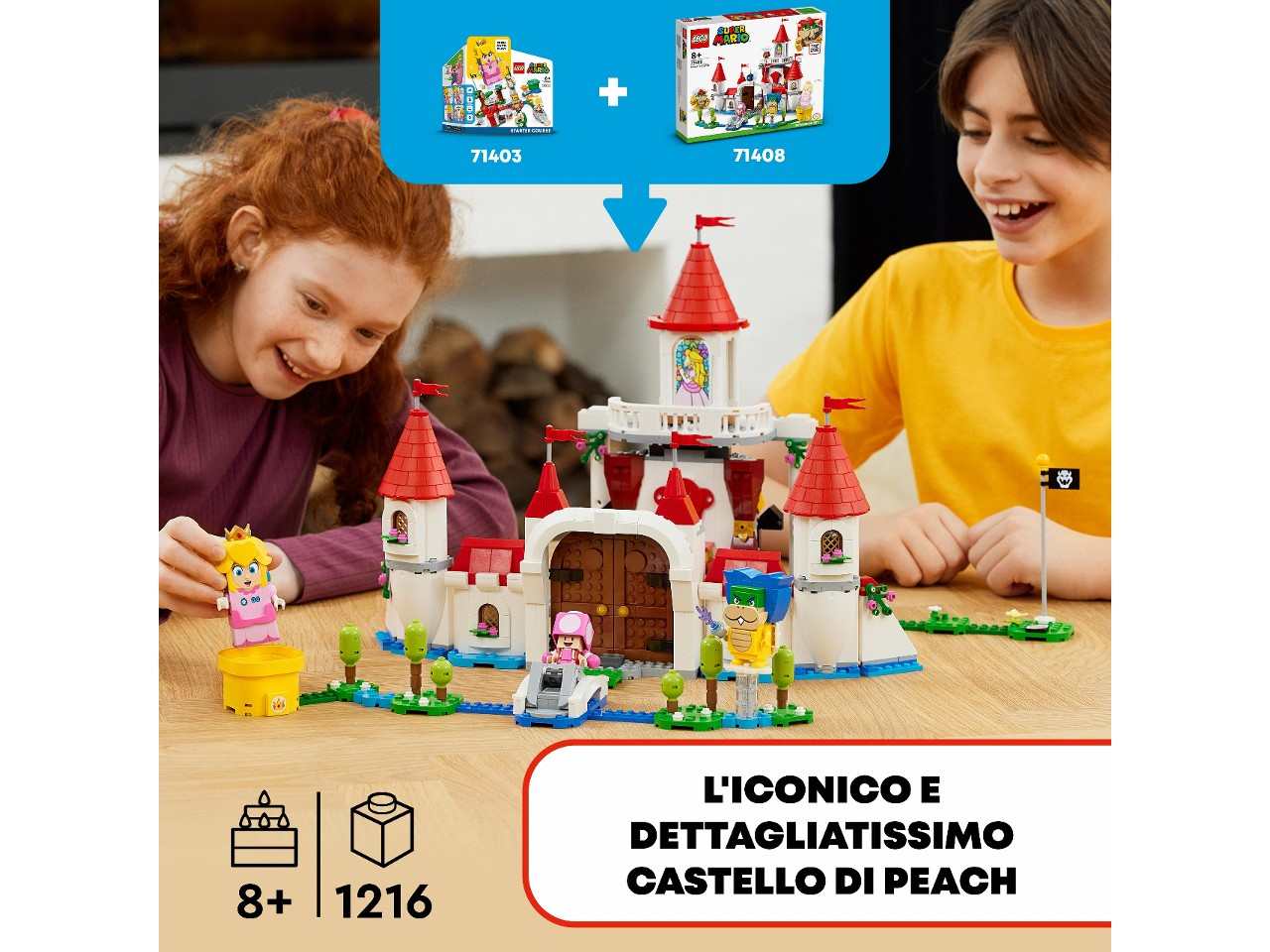 Lego super mario pack espansione castello di peach