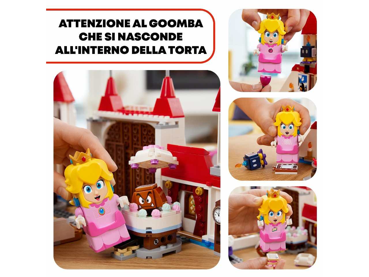 Lego super mario pack espansione castello di peach