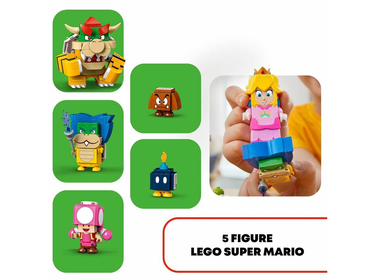 Lego super mario pack espansione castello di peach
