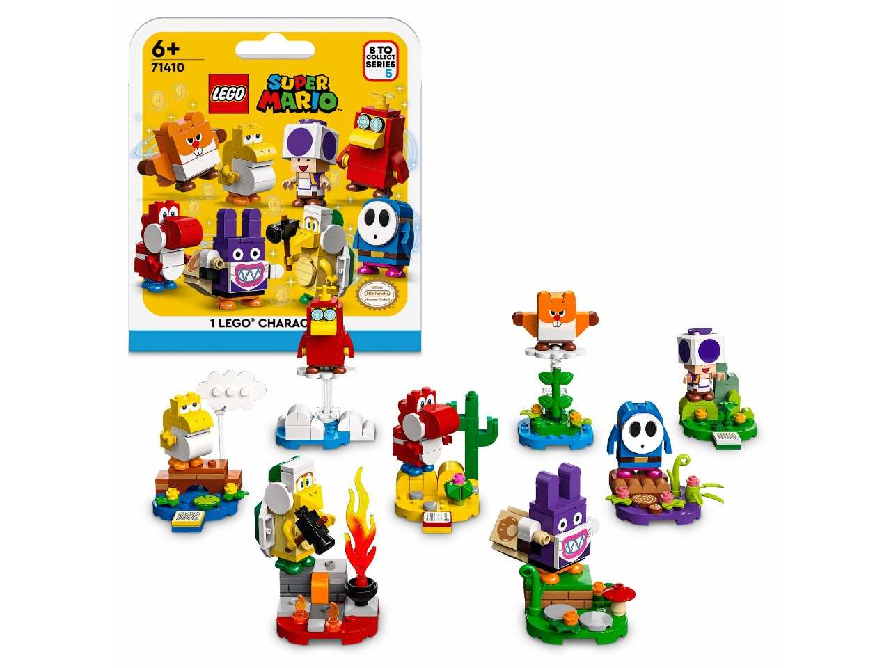 Lego super mario personaggi 5 personaggi