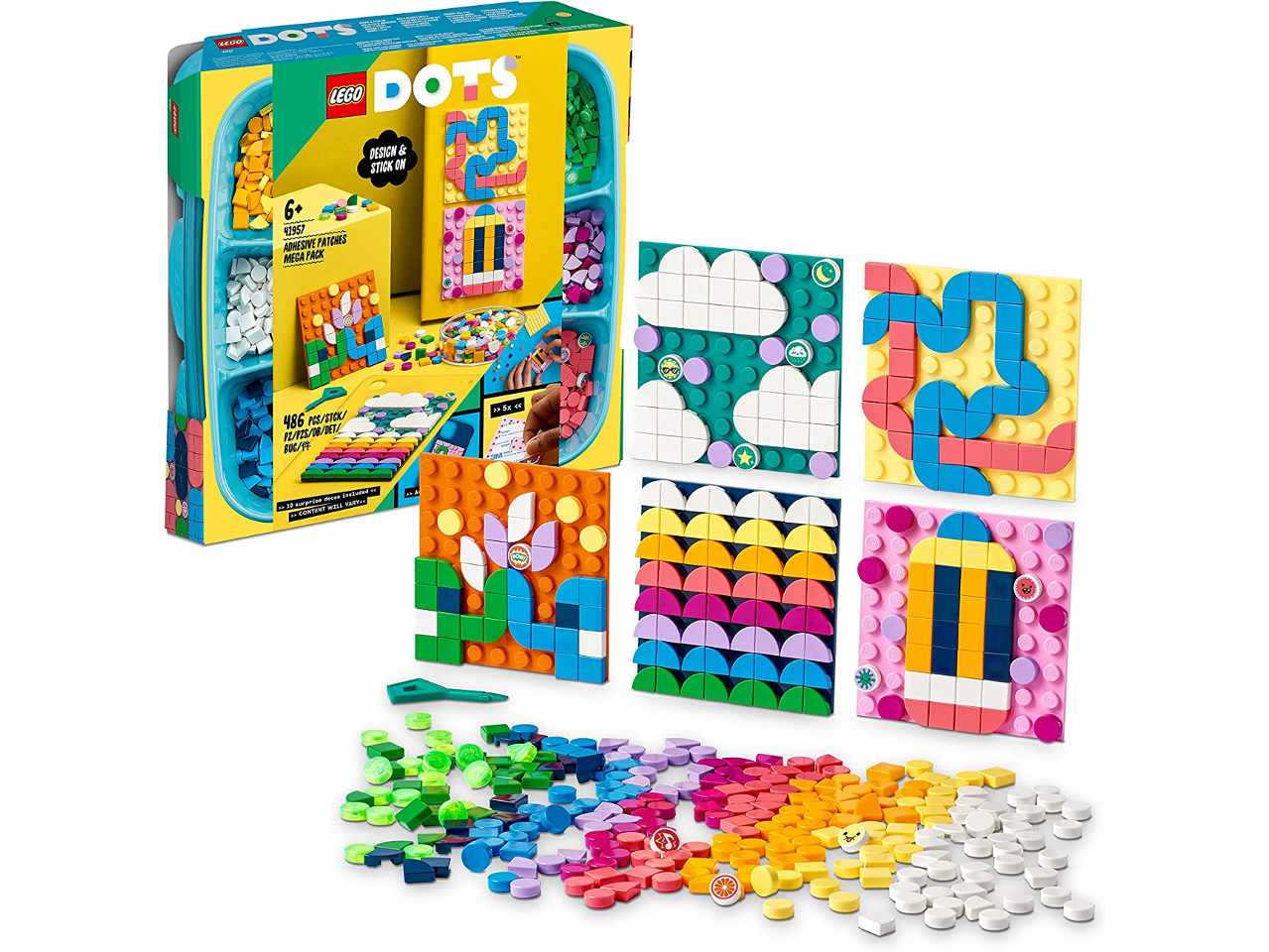 Lego dots mega pack patch adesivi 41957