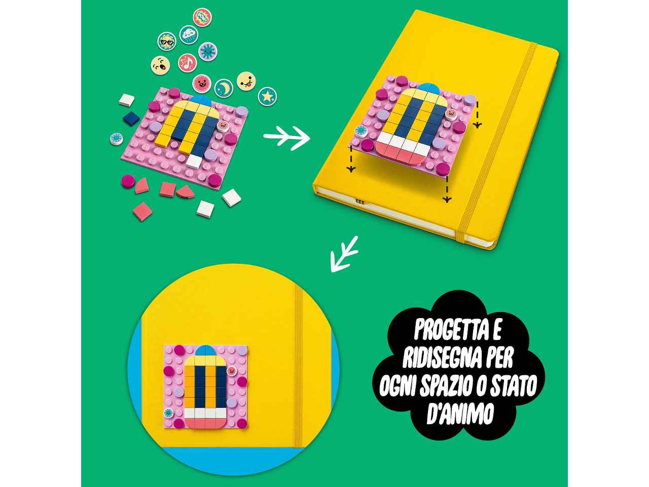 Lego dots mega pack patch adesivi 41957