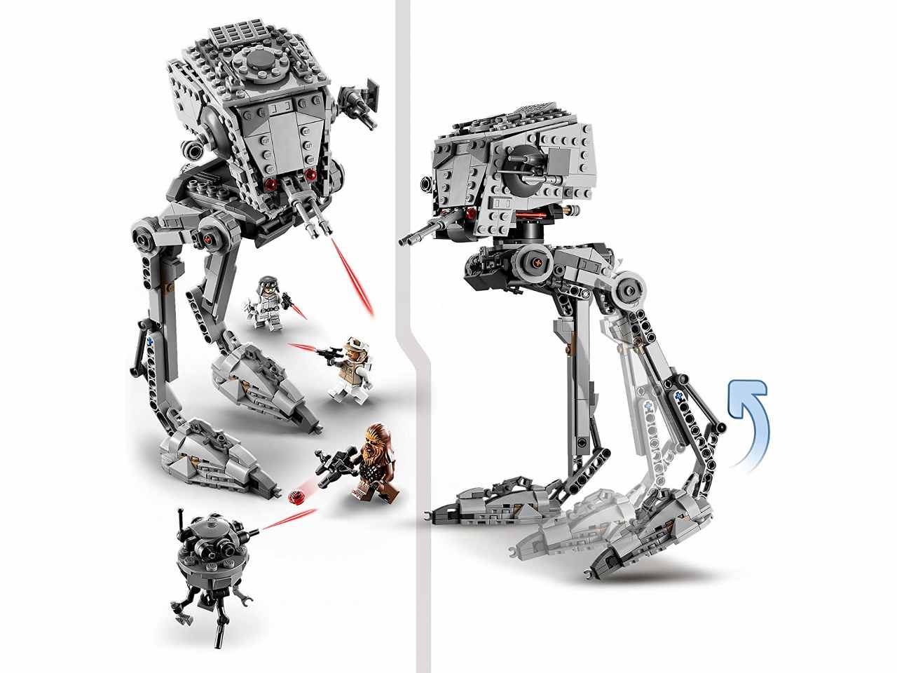 Lego star wars at-st di hoth 75322