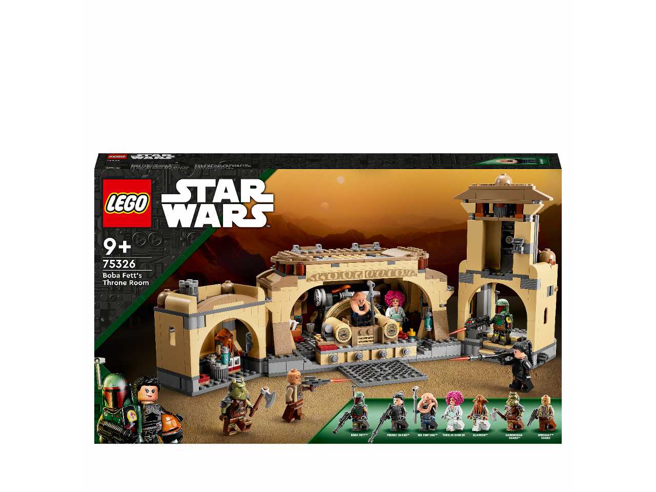 Lego la sala del trono di boba fett.
