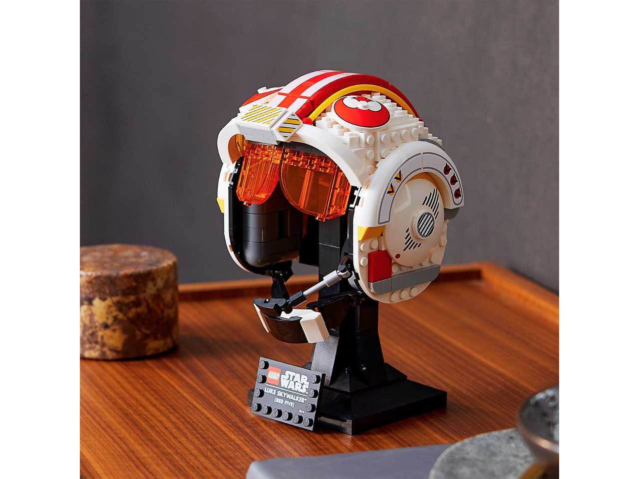 Lego casco di luke skywalker (red five).