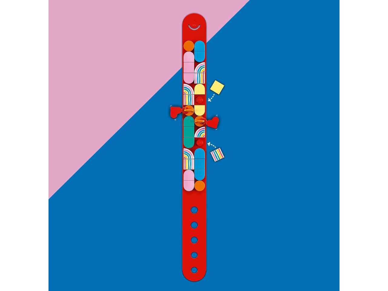 Lego dots braccialetto arcobaleno 41953