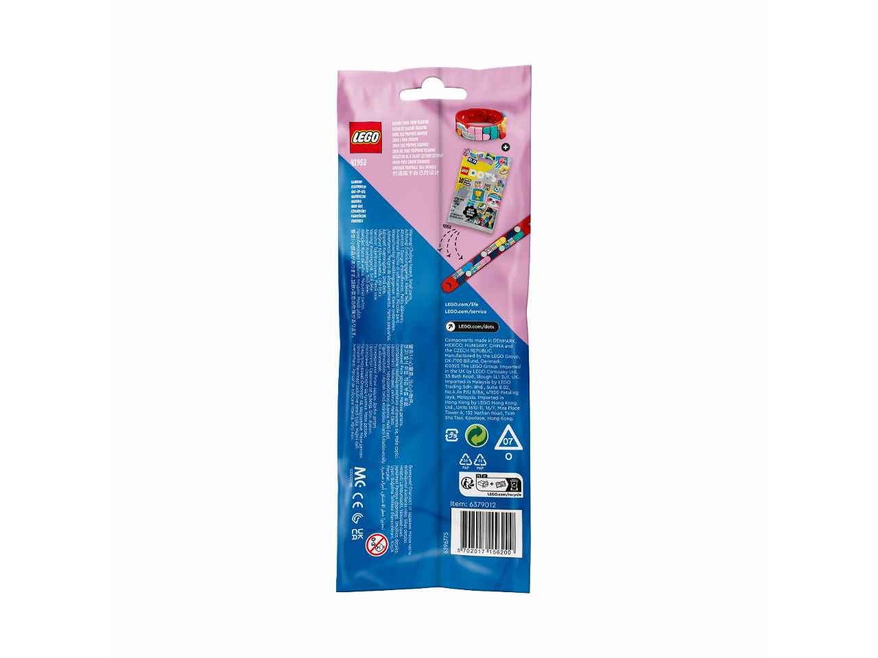 Lego dots braccialetto arcobaleno 41953