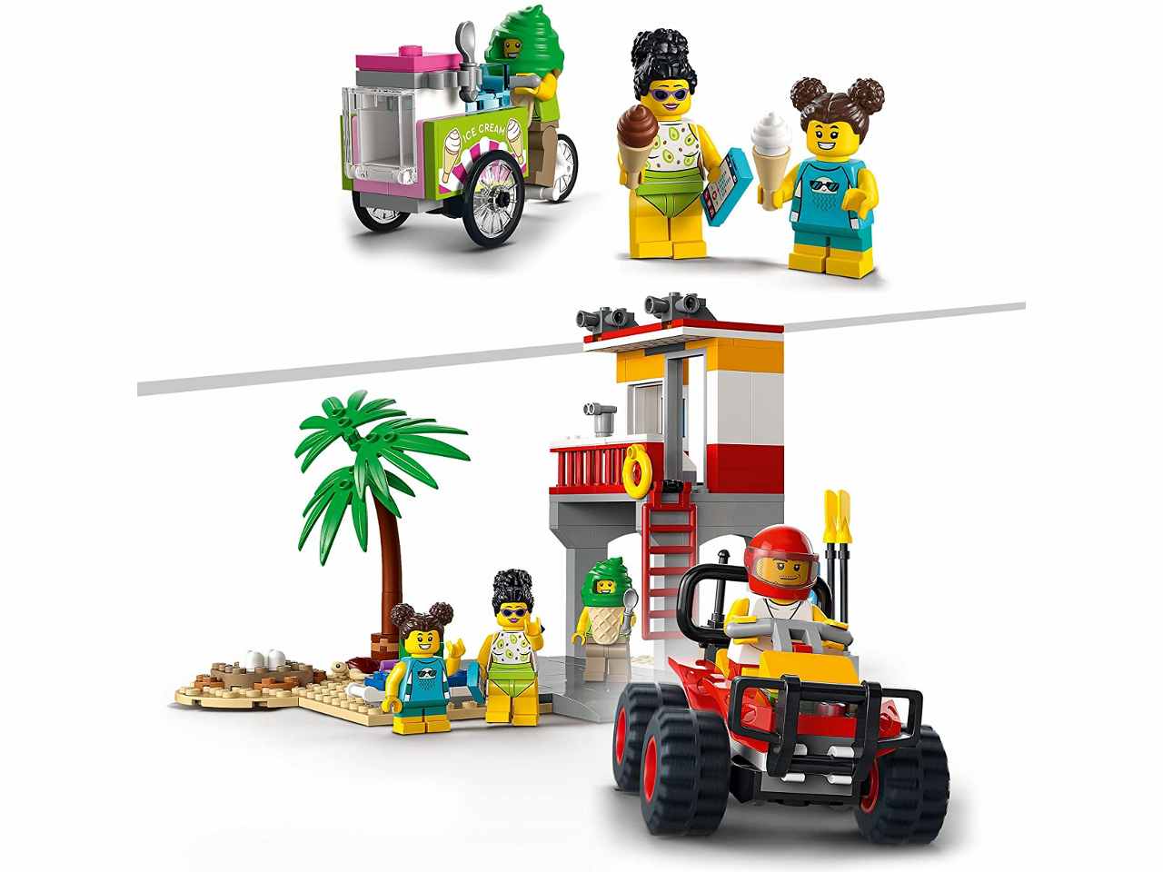 Lego city postazione del bagnino 60328