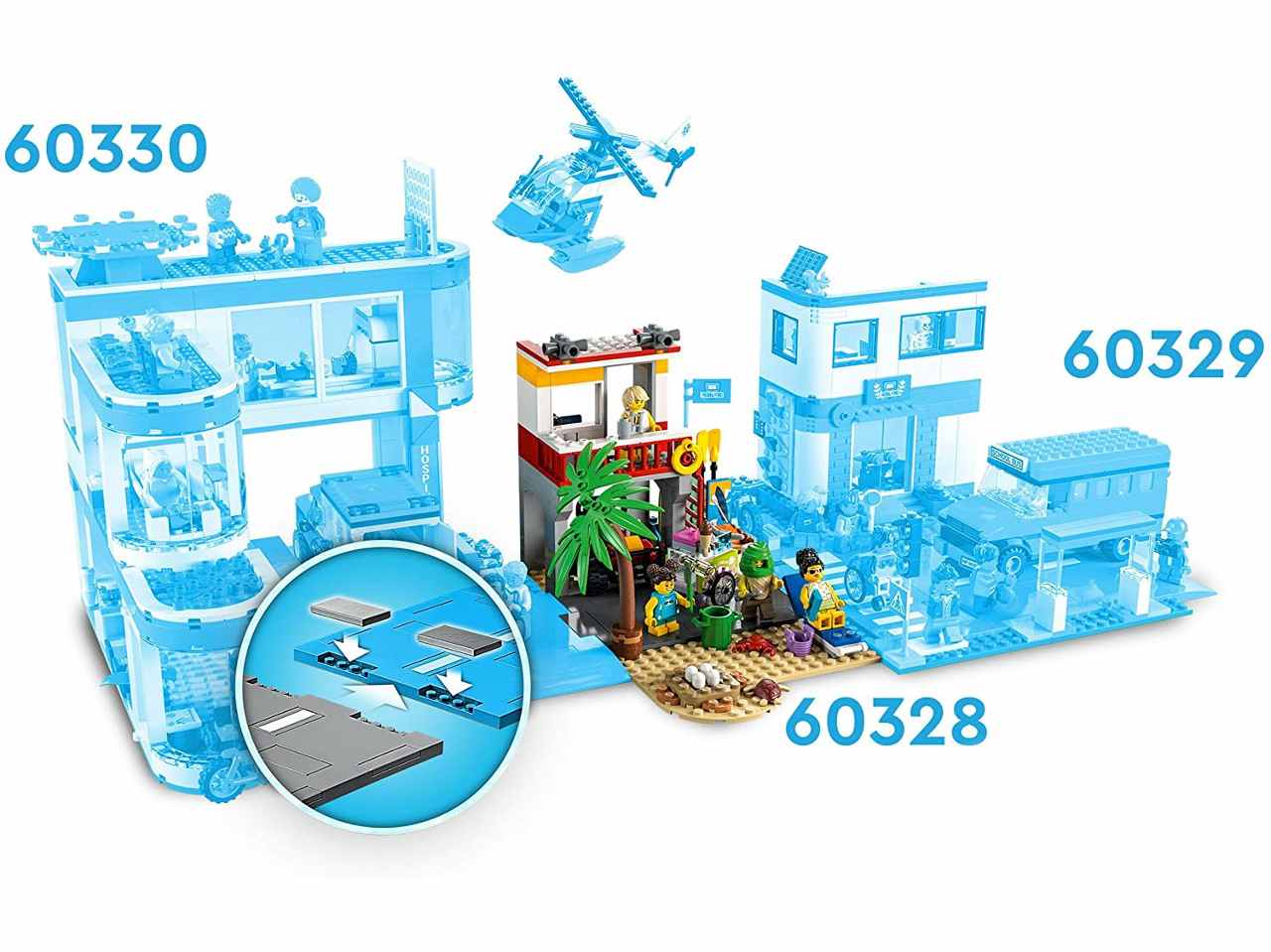 Lego city postazione del bagnino 60328