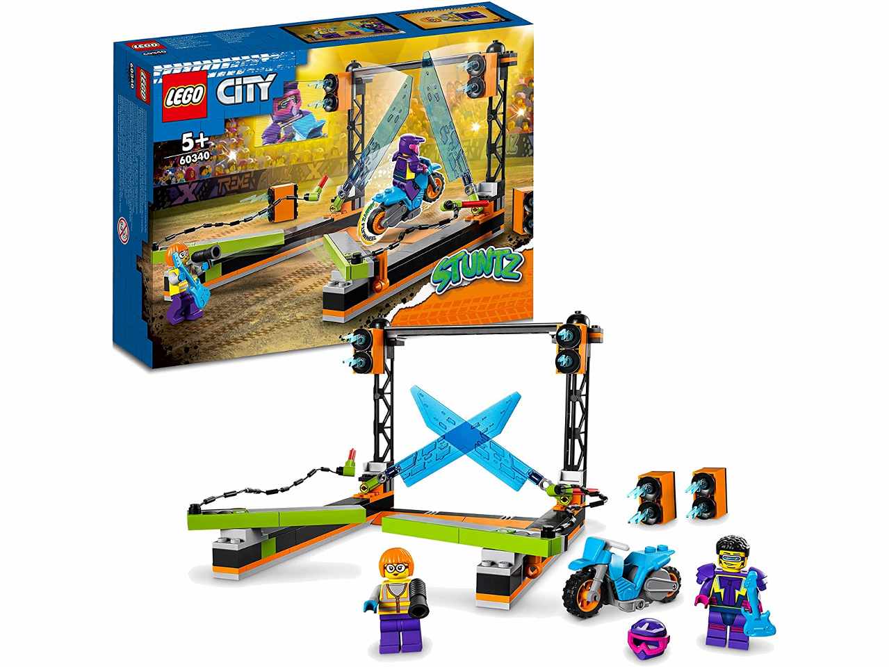 Lego city sfida acrob.delle lame 60340