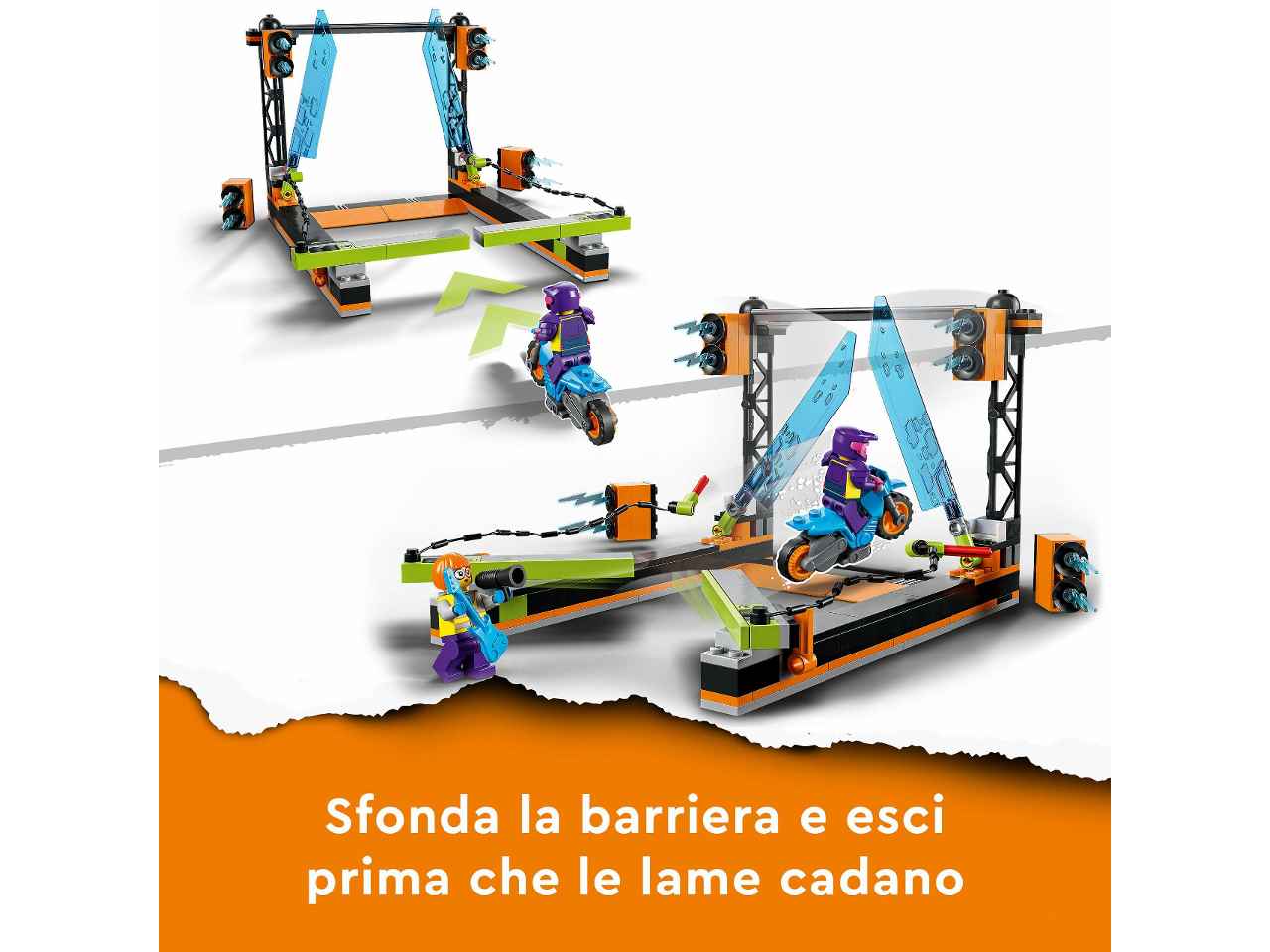 Lego city sfida acrob.delle lame 60340