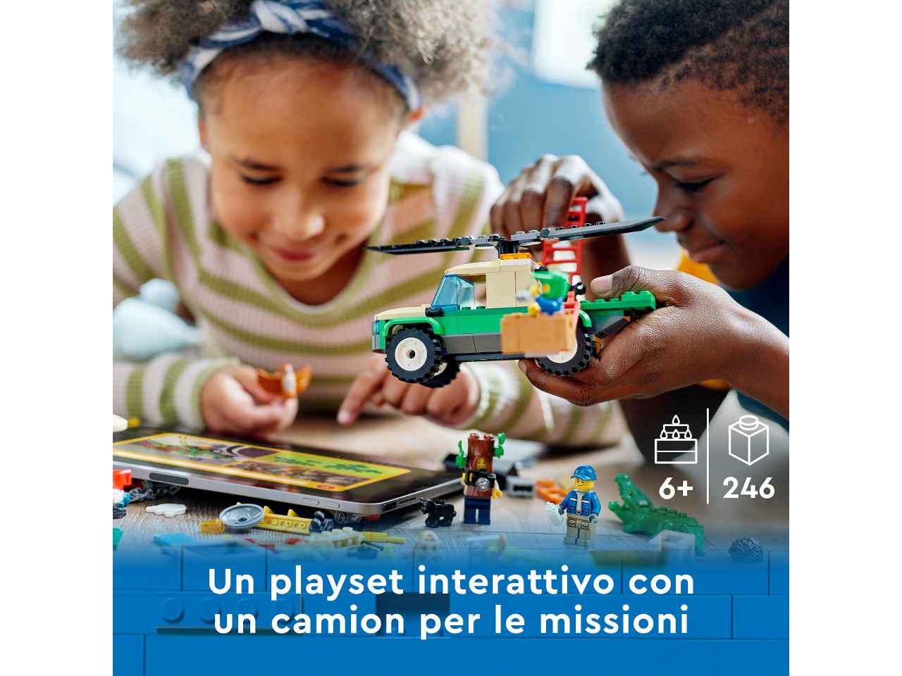 Lego city missioni di salv.animale60353