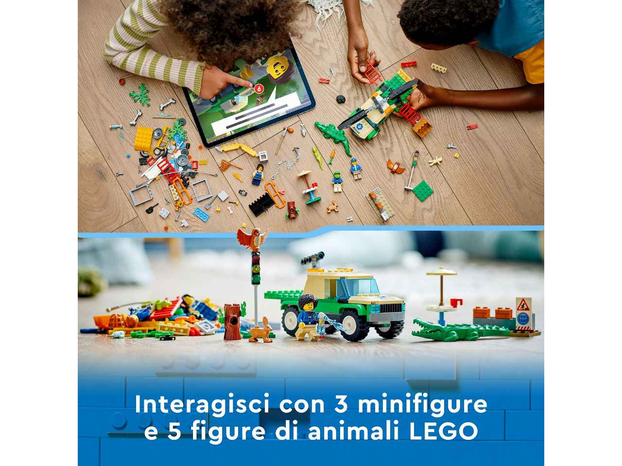 Lego city missioni di salv.animale60353