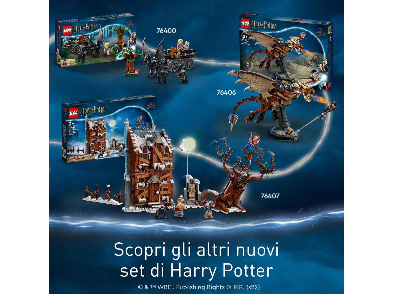 Lego harry potter ungaro spinato 76406