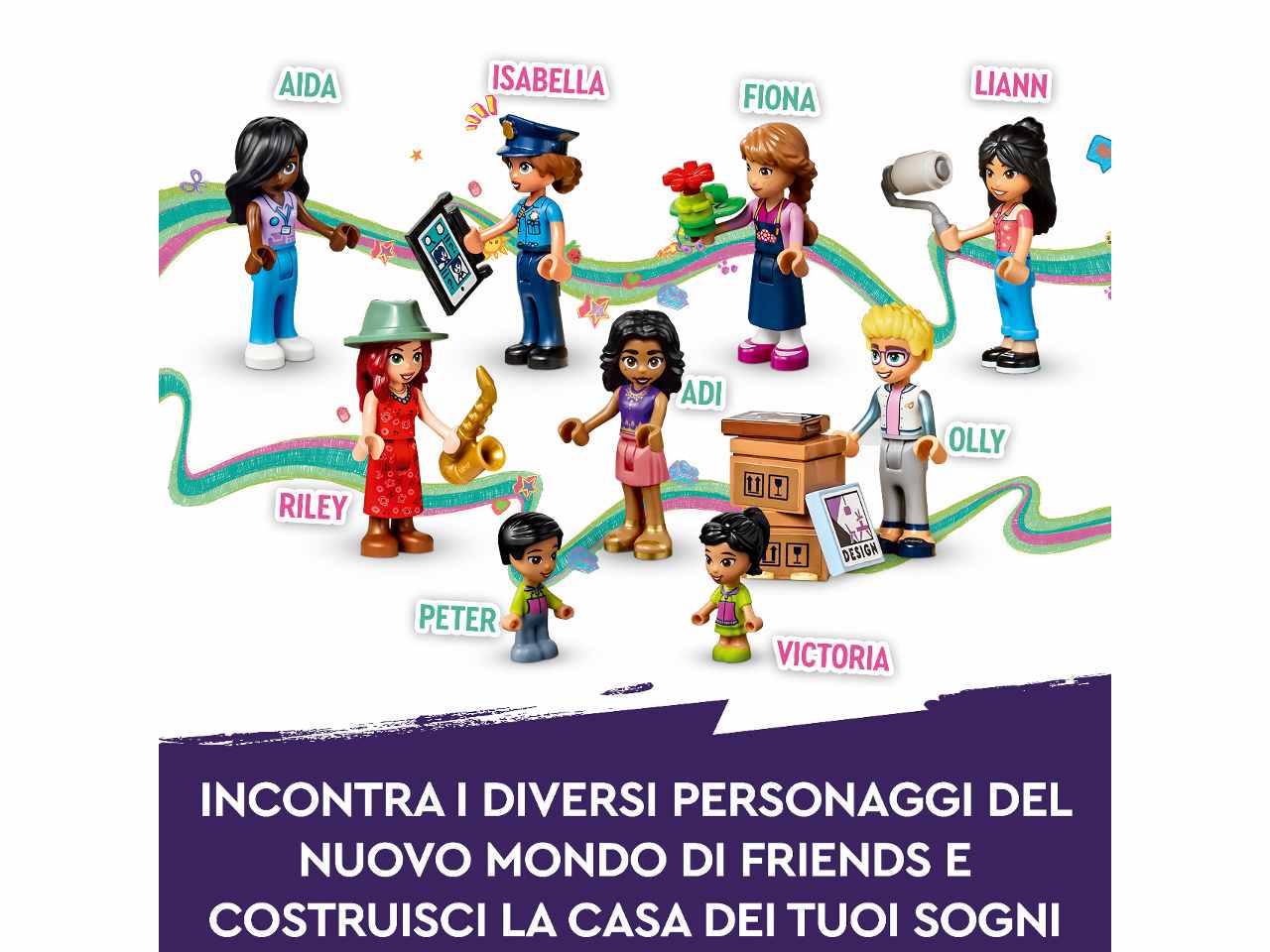 Lego friends negozio di design e fioraio del centro