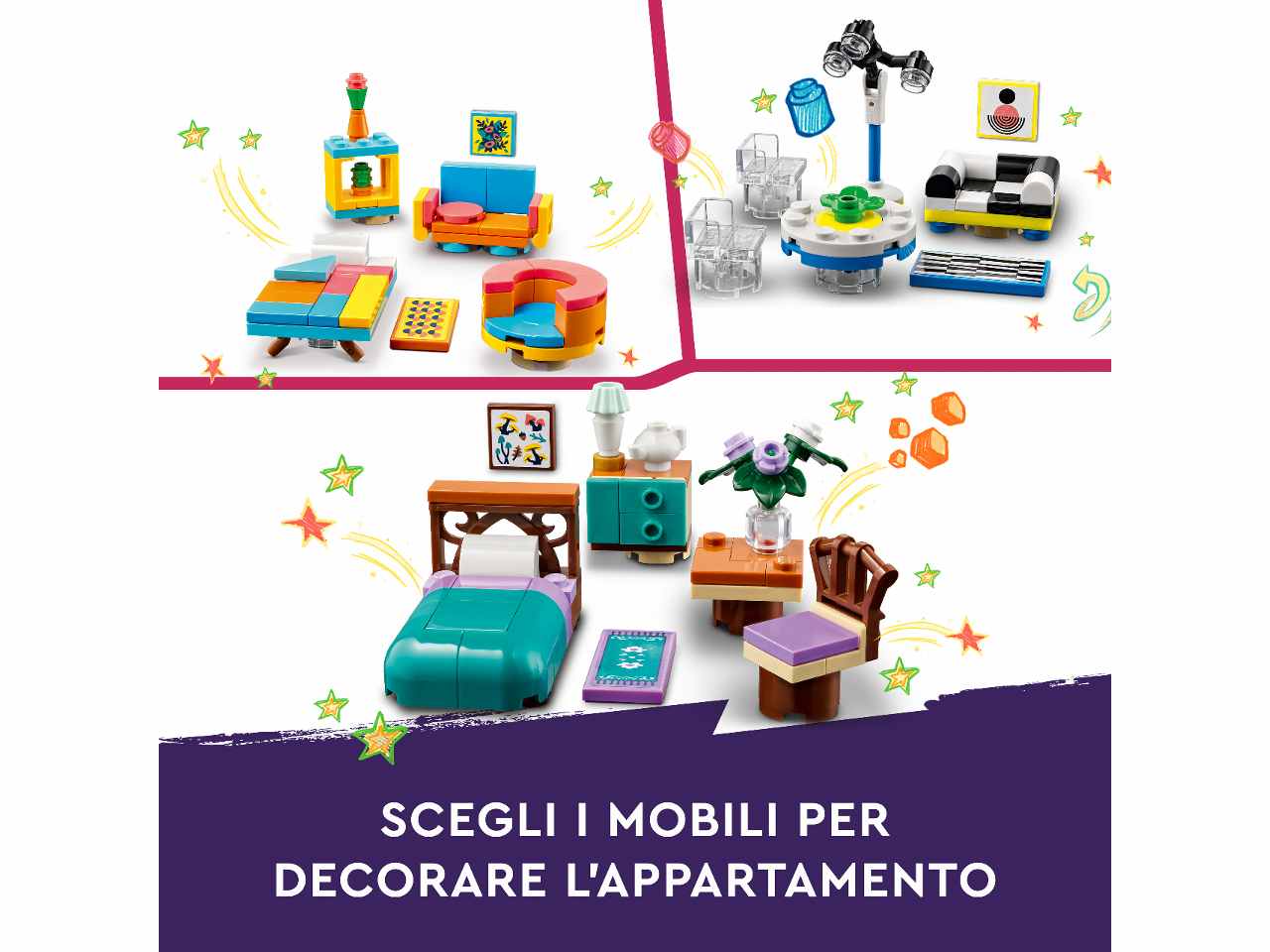 Lego friends negozio di design e fioraio del centro