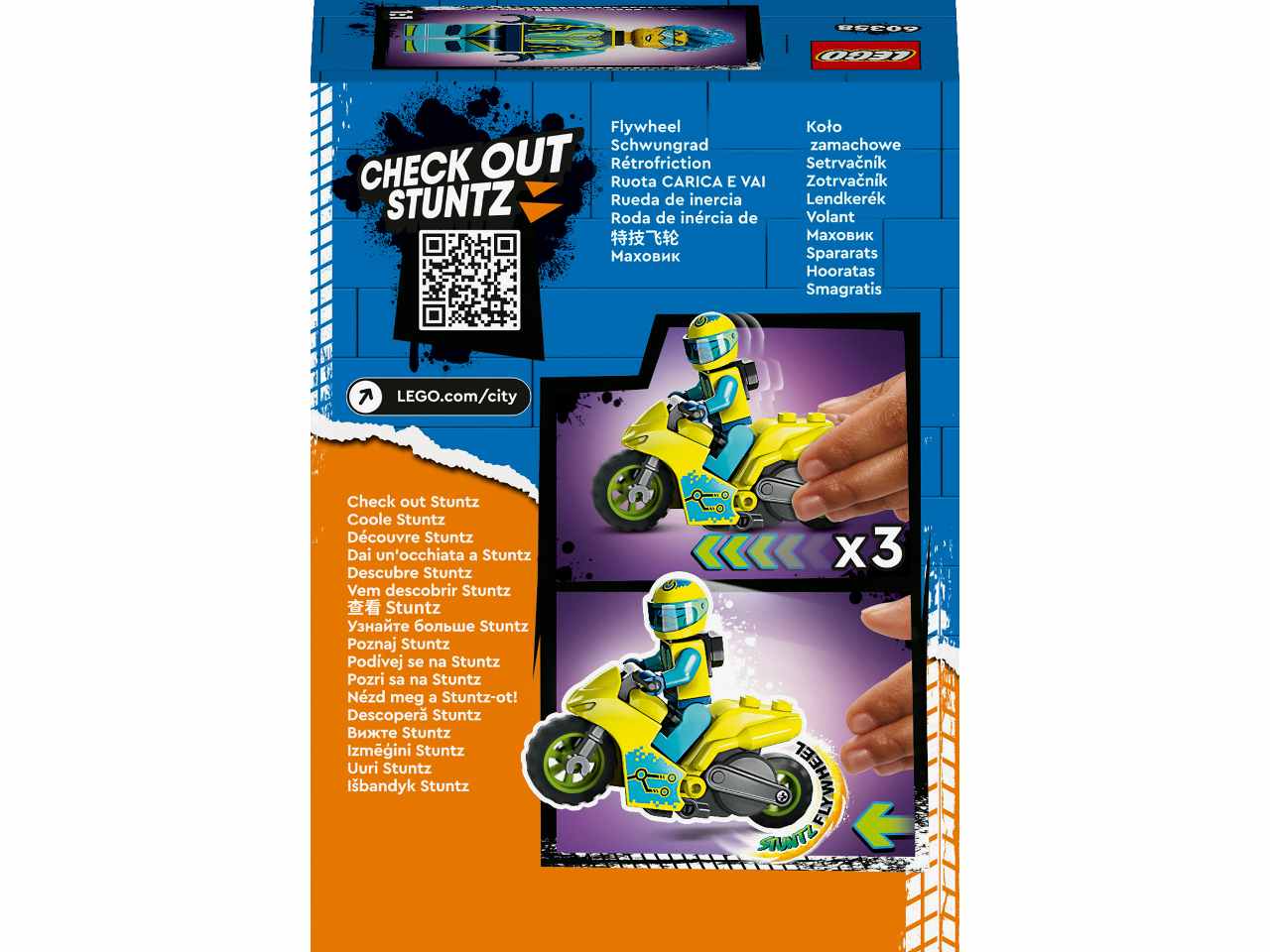 Lego city stuntz cyber stunt bike
