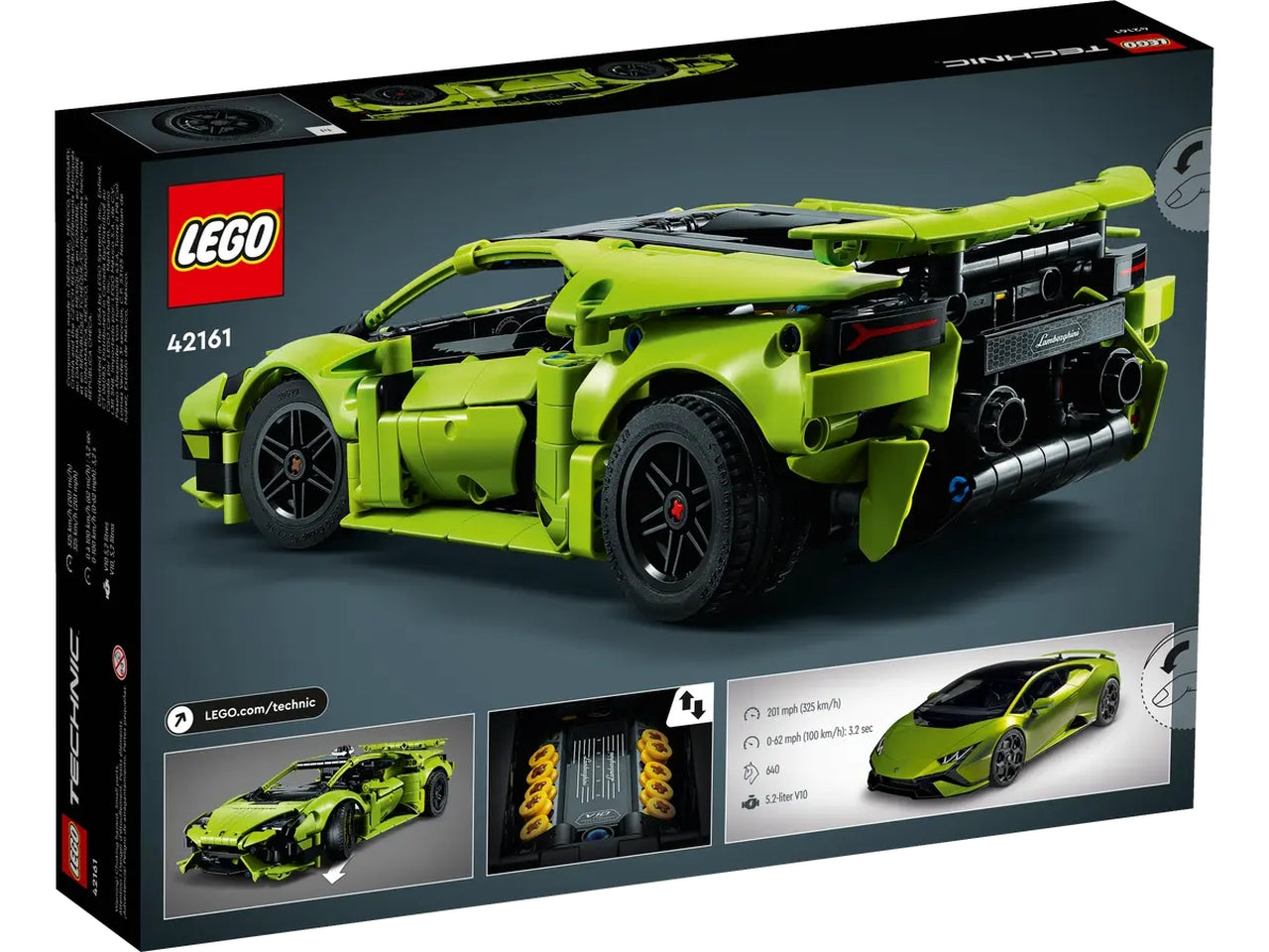 Lego technic lamborghini huracán tecnica