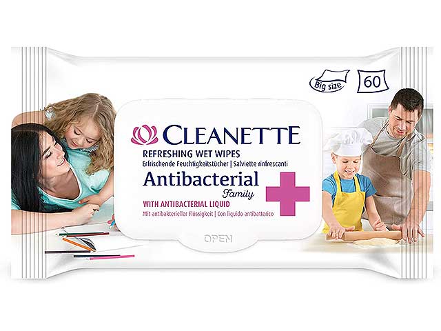 salviettina antibatterica 60pz