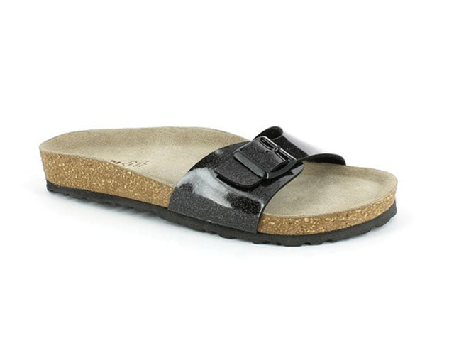ciabatte a fascia donna nero taglia 36-41