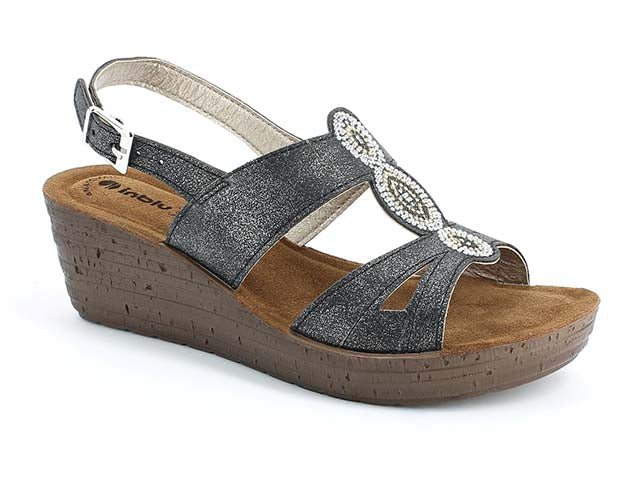 ciabatte a fascia donna nero taglia 35-41