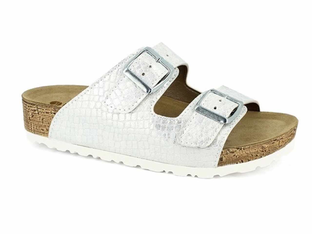 Ciabatta donna niki micro tg.39-45 bianco nm000027
