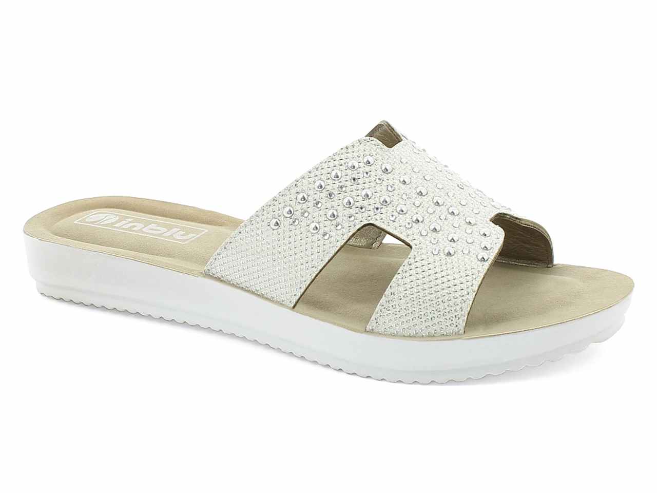 Ciabatta donna bamby tg.35-41 bianca bm000057