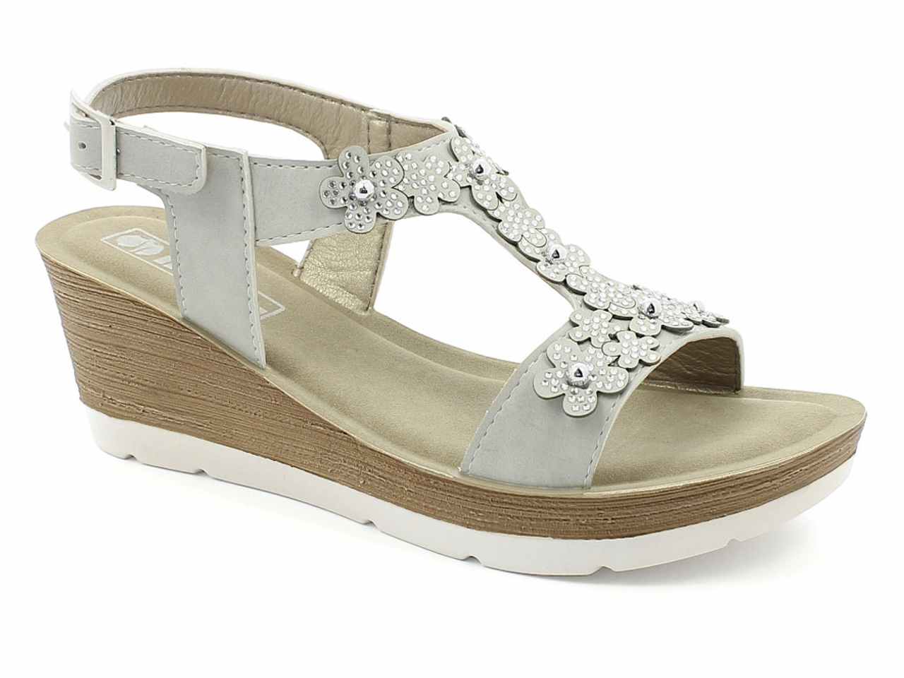 Ciabatte a fascia donna elice ghiaccio taglia 35-41