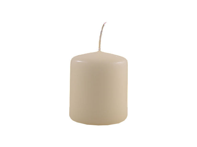 candela moccolo 7x5,8cm ecru 70/58
