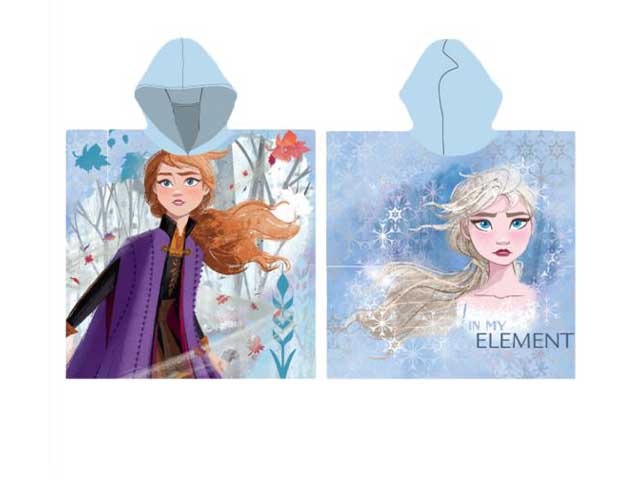Poncho per bambini poncho frozen 55x110cm