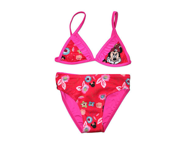 Costume da bagno bimba bikini 3-8 anni minnie